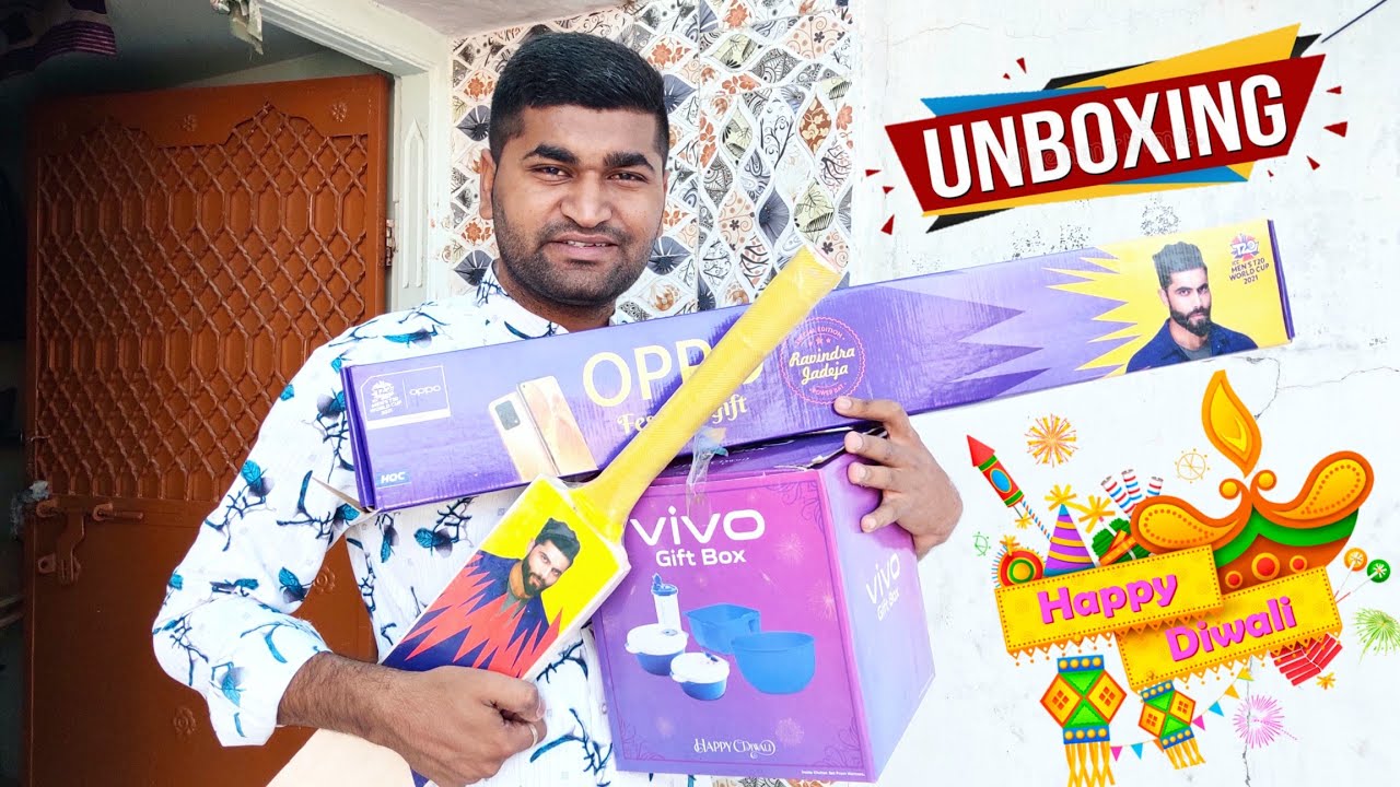 vivo Gift Box 🎁 OPPO Fastival Gift Unboxing 🎊 Happy Diwali - YouTube