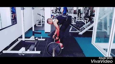 Barbell Deadlift Bent Row Complex.
