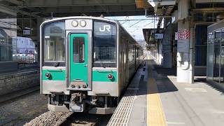 JR東日本E701系F2-511編成 JR東北本線 郡山行き 福島→郡山 の車窓 (2020.3.23)