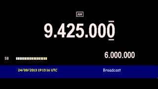 All India Radio National Channel (Delhi, India) - Low audio + VOK in background - 9425 kHz screenshot 5