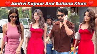 Janhvi Kapoor With Boyfriend Shikhar Parihar || Janhvi Kapoor Suhana Khan Fashion || MG