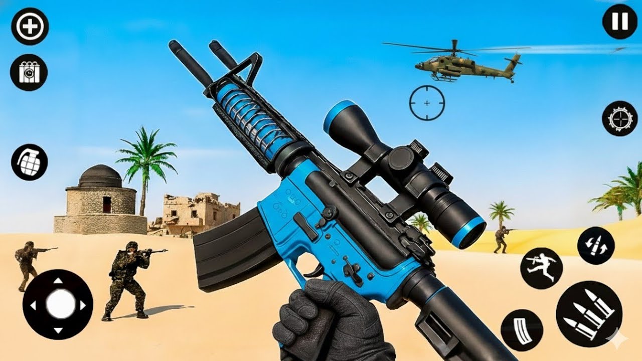 FPS Robot Shooter Strike Anti-Terrorist Shooting Android GamePlay