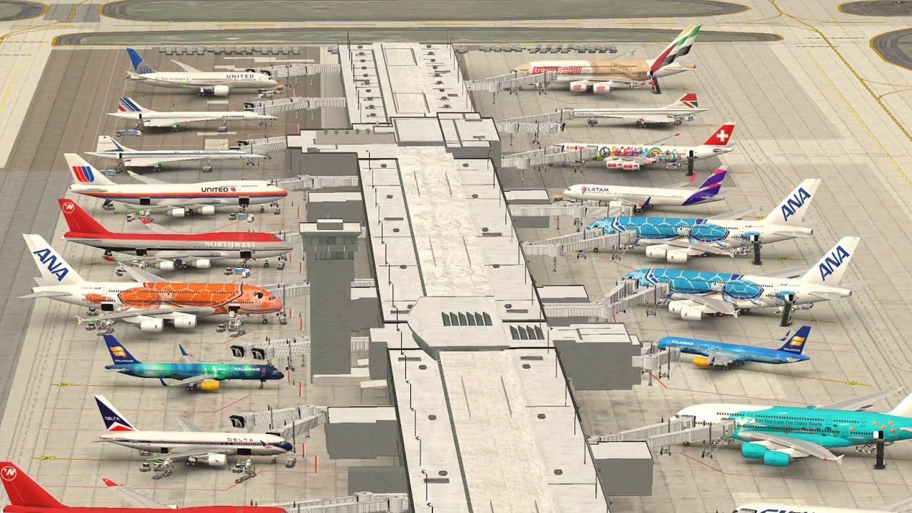 WASHINGTON Airport Gameplay #12 | Plane Spotting | World of Airports