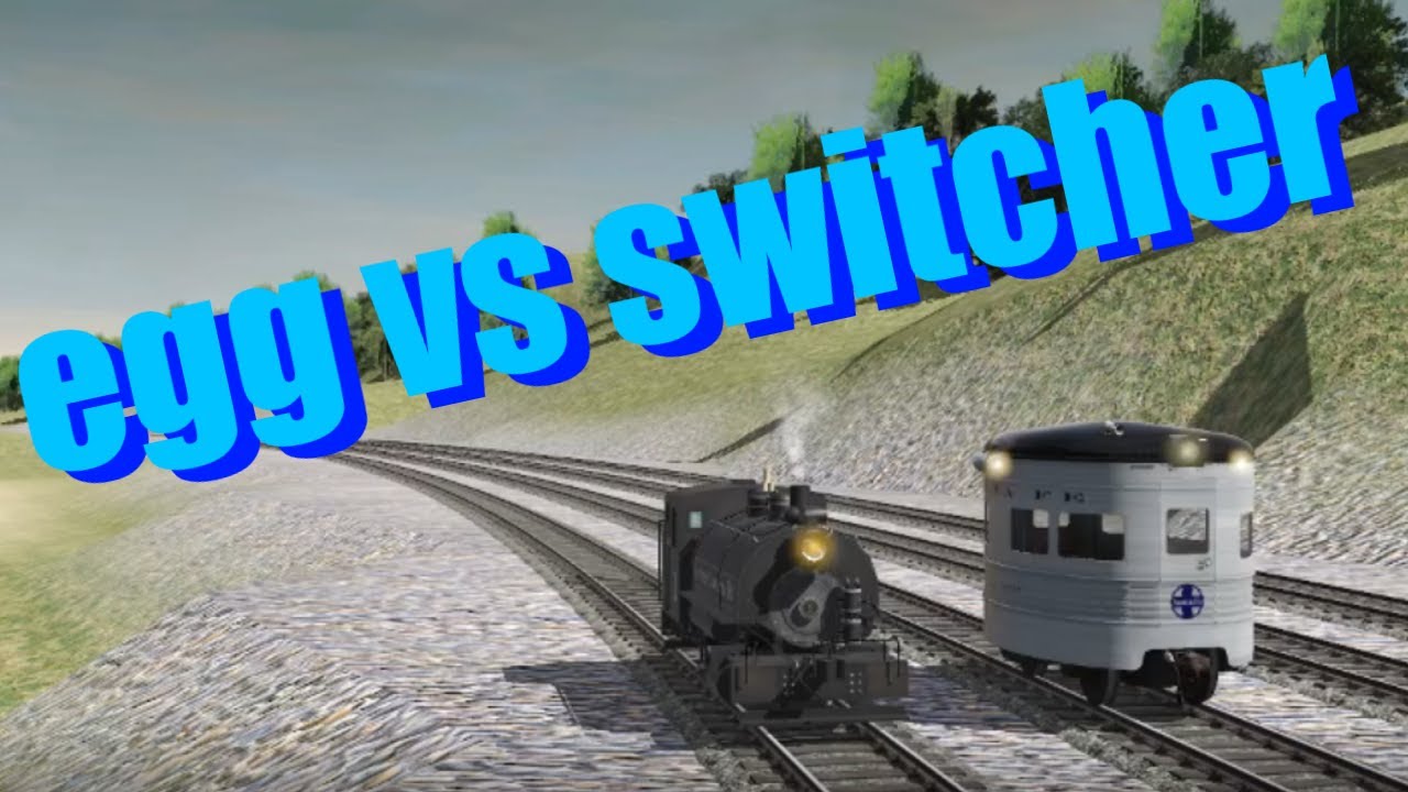 ATSF Eggliner vs 0-4-0 Switcher in Trainz 2020 - YouTube