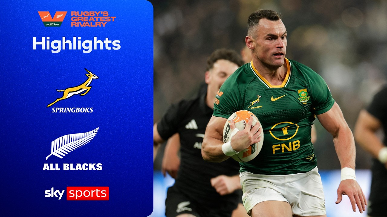 South Africa vs New Zealand | Rugby's Greatest Rivalry Highlights