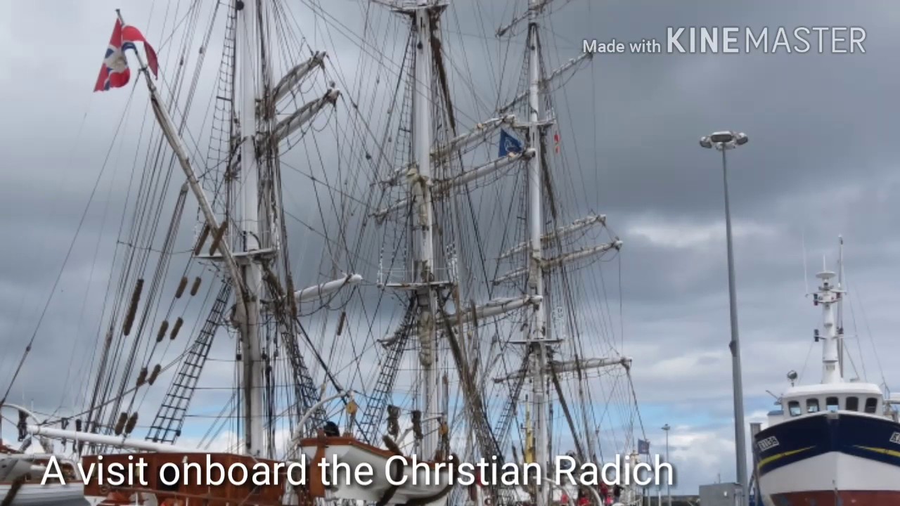 On Board The Christian Radich.