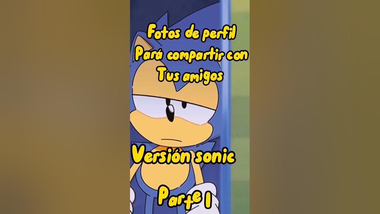 Fotos de perfil para compartir con tus amigos (versión sonic) 