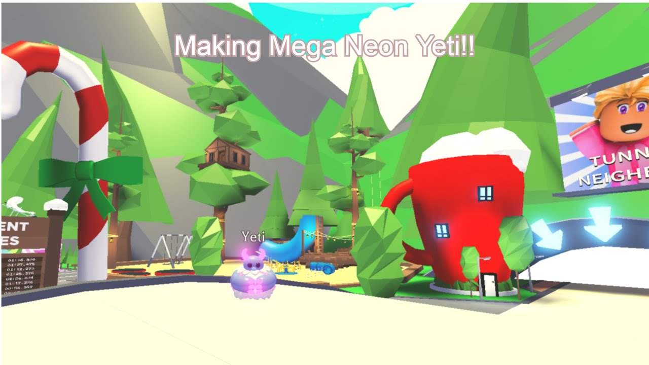 Adopt Me Making a Mega Neon Yeti!! YouTube