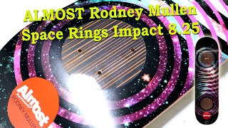 ALMOST Skateboards Rodney Mullen Space Rings Impact 8.25 deck