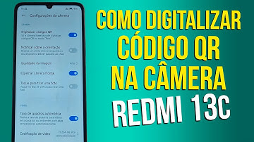 REDMI 13C Como digitalizar código QR na Câmera