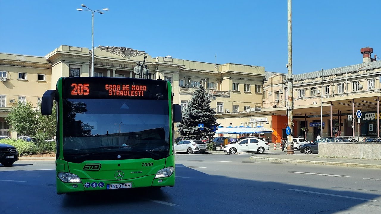 Călătorie cu Mercedes-Benz Citaro Hybrid #7000 pe vechea linie 205