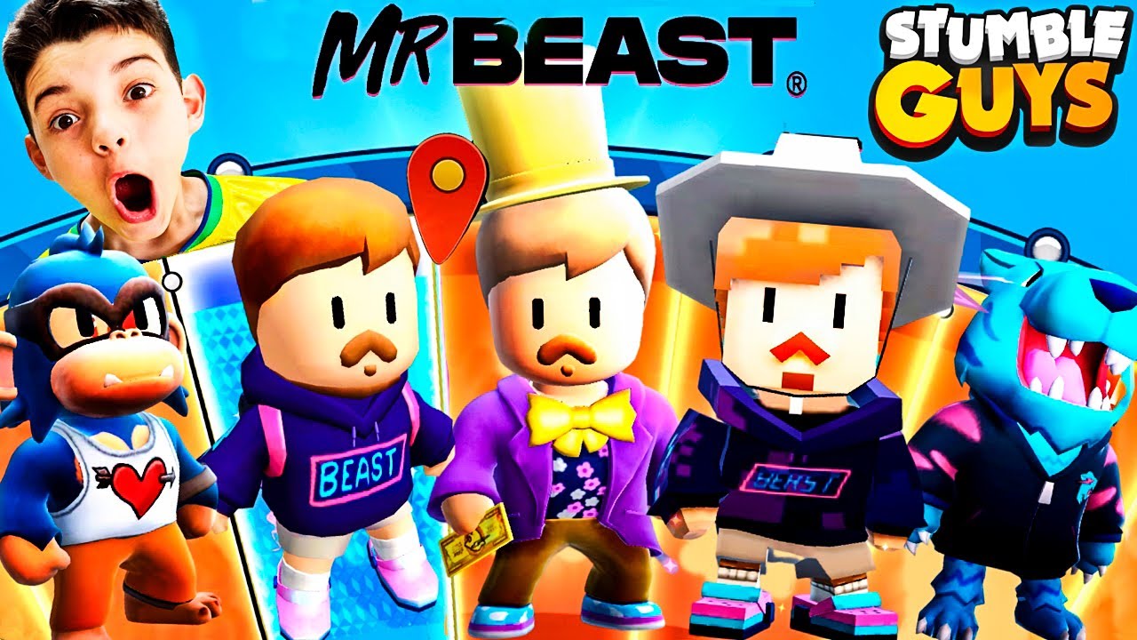 🔴AO VIVO😎MR BEAST VOLTOU + SALA PERSONALIZADA - STUMBLE GUYS COM  INSCRITOS #rumo10k 