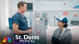 Bruce Tells a Patient How Lucky He Is to Have Him as His Surgeon | St. Denis Medical | NBC