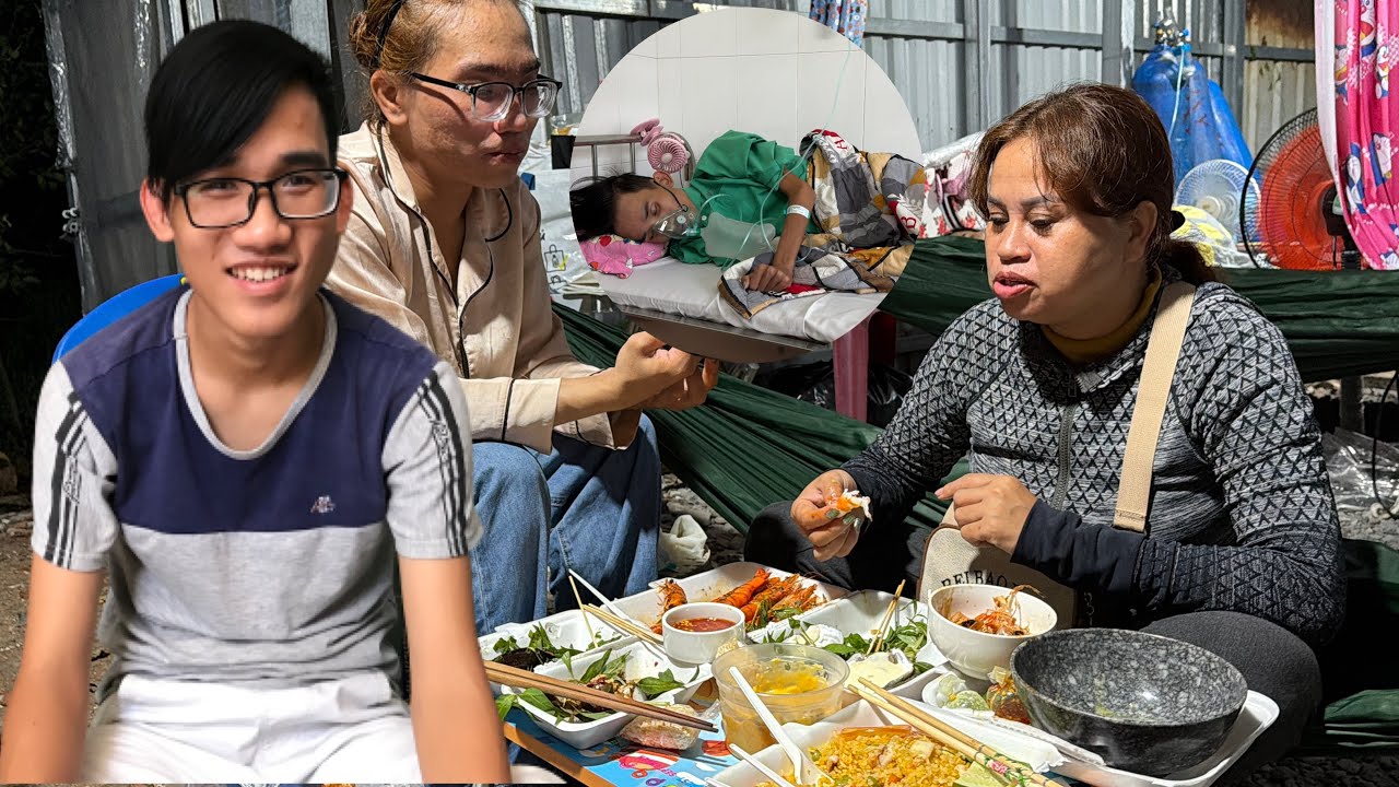 Dung mama nuôi bệnh Đức mồ côii được Anh trai mưa mua Hải Sản tẩm bổ hậu sinh nhật Anh Tony 