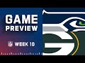 Seattle Seahawks vs. Green Bay Packers | Week 10 NFL Game Preview