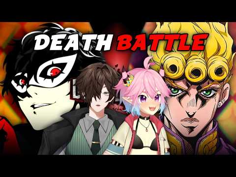 Vtubers react to Joker vs Giorno | Death Battle | Devilgum reaction