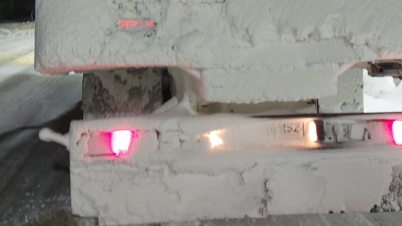 Рейс в Оренбург .Попал в Снежный Шторм. Запрет движение из за погодных ...