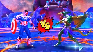 captain America sauron fight gameplay video