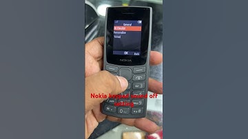 Nokia keypad sound off setting #shorts