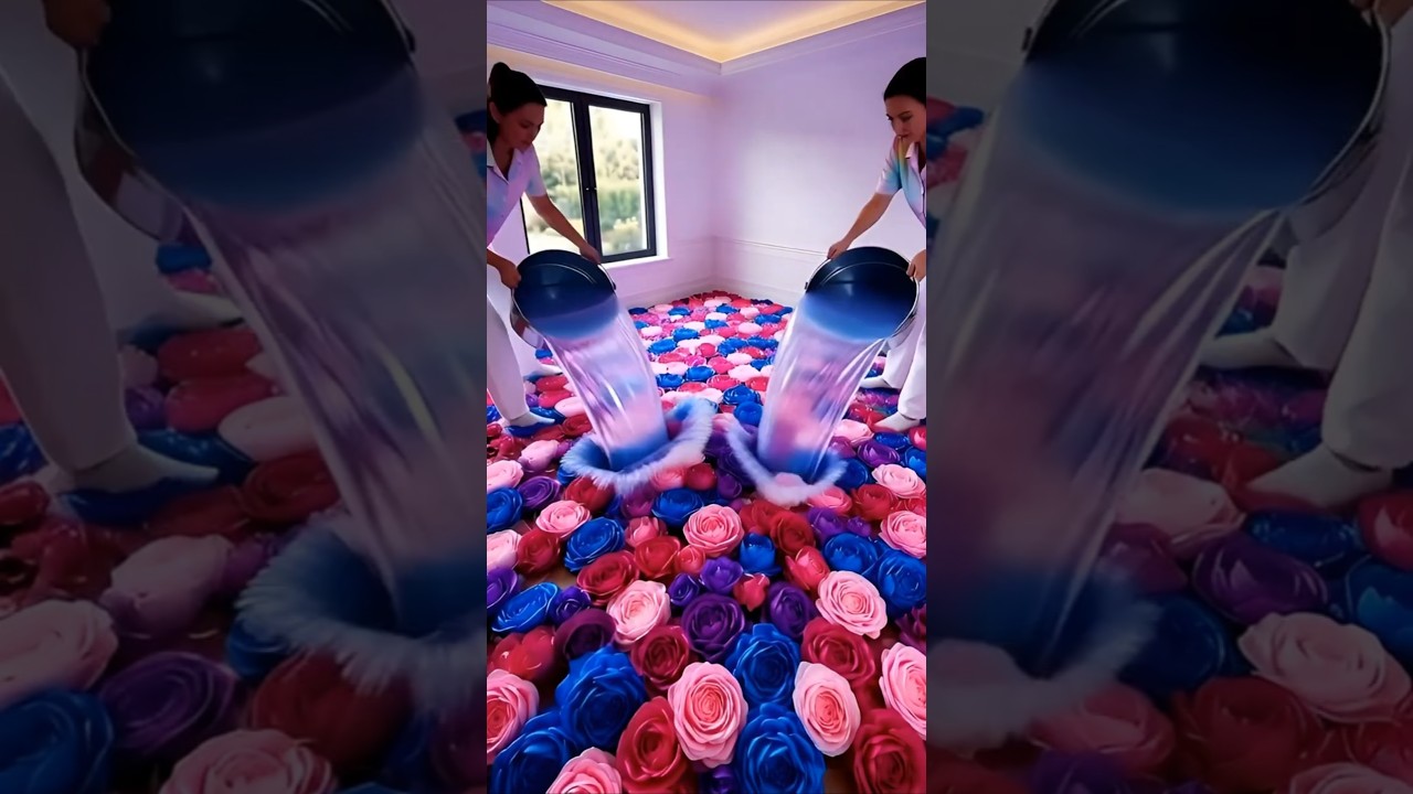 Flower Epoxy Floor Renovation | Stunning Transformation | Dream Lux Build | 