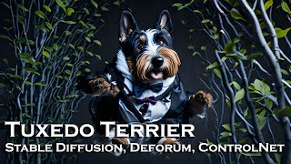 Tuxedo Terrier 🐕 Stable Diffusion, Deforum, ControlNet