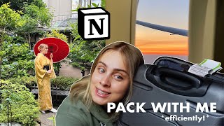 using Notion to pack for 3 weeks in JAPAN & TAIWAN ✈