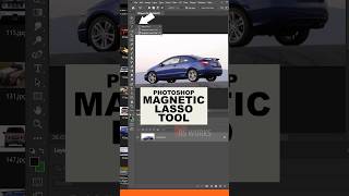 ( 8 ) photoshop magnetic lasso tool quick - short tutorial #photoshoptraining #tools