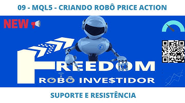 09 - MQL5 - CRIANDO ROBÔ PRICE ACTION (SUPORTE E RESISTÊNCIA)