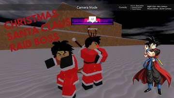 DBOG CHRISTMAS SANTA CLAUS RAID UNLOCKING SANTA CLAUS SET
