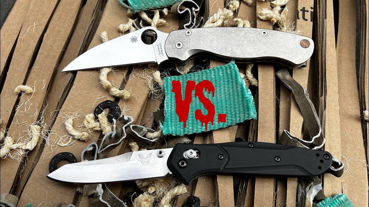 THE S30V BATTLE! Spyderco vs. Benchmade!