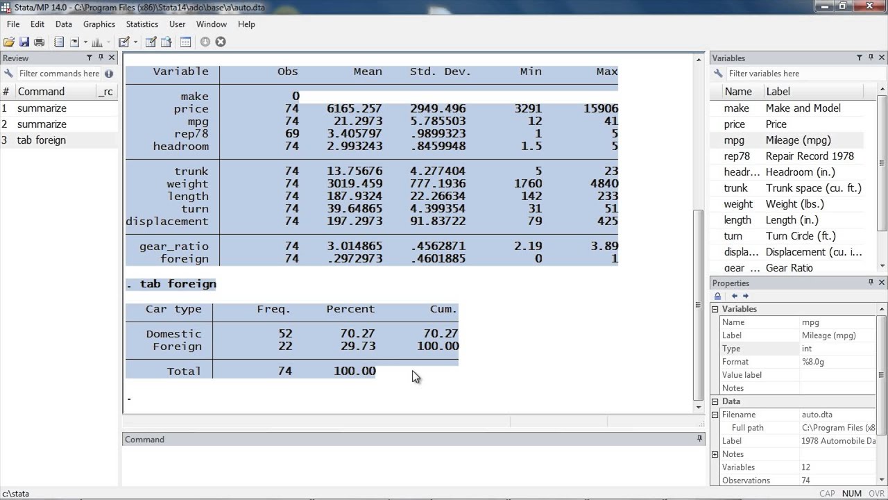 download do file stata esttab