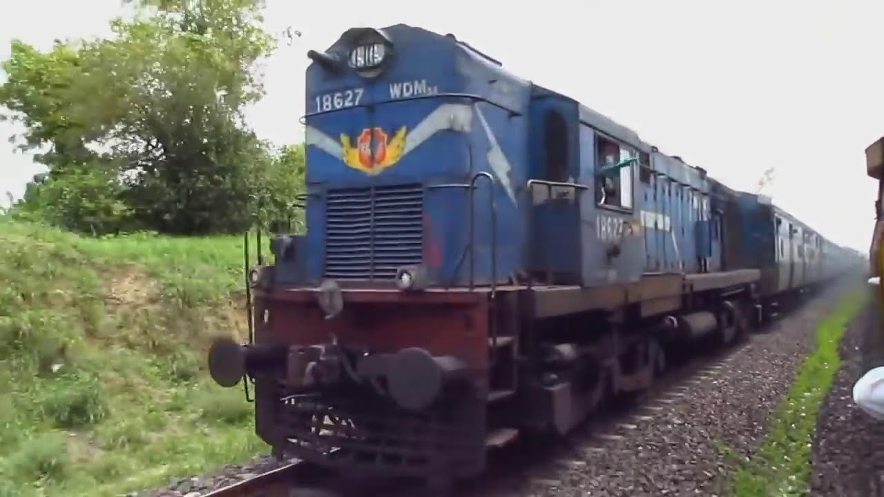 Action packed Chase - Metre Gauge vs Broad Gauge Train Race | Indian Railways