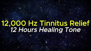 12,000 Hz Tinnitus Relief Tone – Deep Long-Duration Sound Masking (10 Hours)
