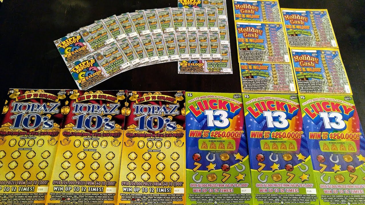 Florida Lottery Scratch Offs - $250,000 Top Prize - $63 Session - 4 ...