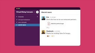 Virtual Dining Concepts’ recipe for growth: Slack