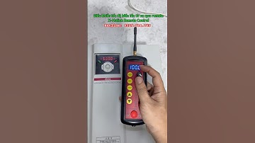 Điều khiển tốc độ biến tần từ xa X-Motion Remote Control #techx #electrical #dieukhientudong