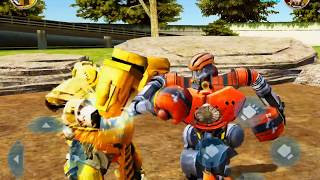 REAL STEEL - OLYMPUS vs SHOGUN & AZTEC, COSMOBOT, DANGER ZONE, ASURA