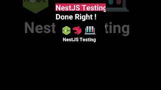 NestJS Testing Tutorials #nestjs #testing