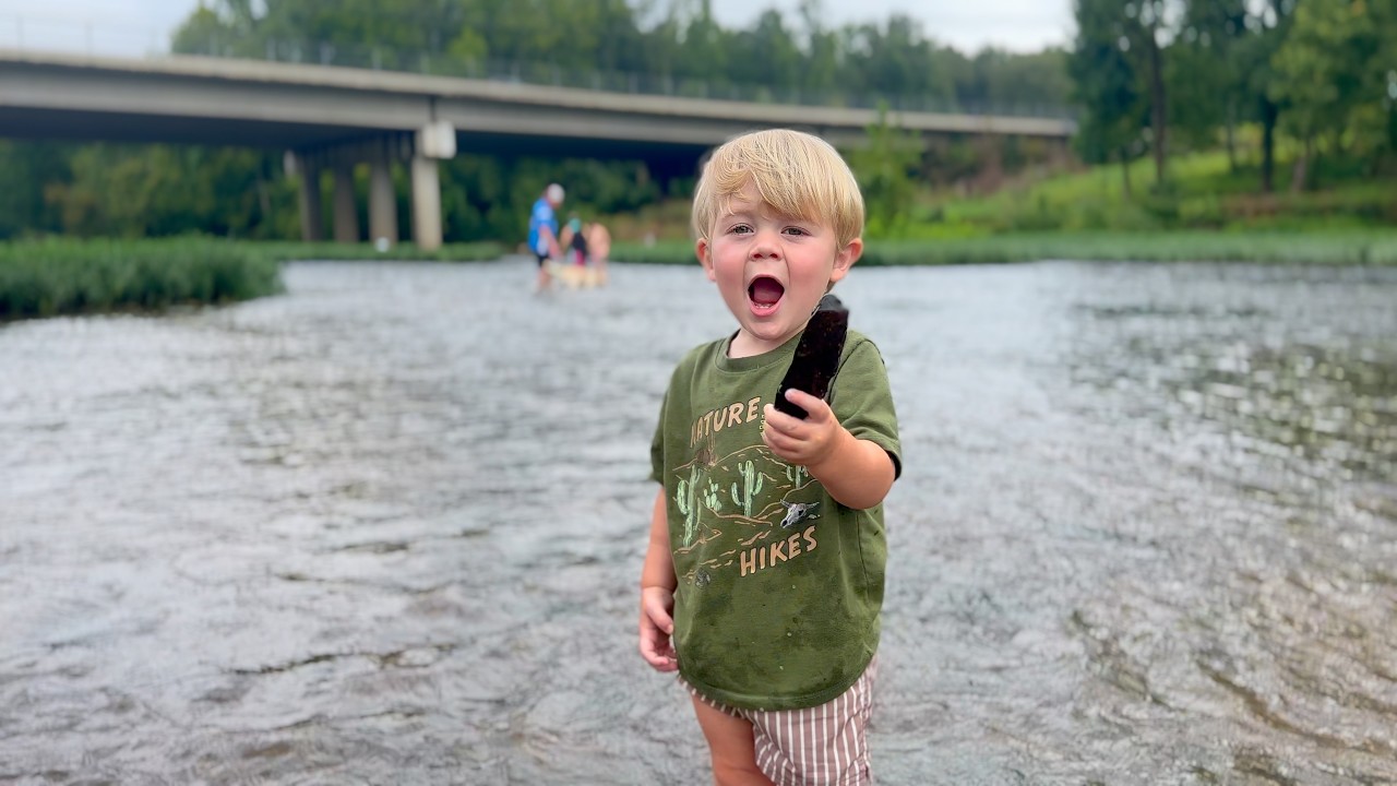 summer showers and fishin' in the bath