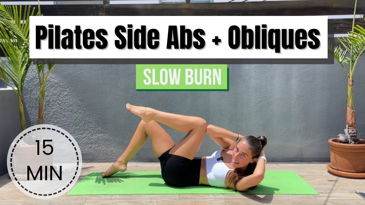 15 Min Pilates Side Abs and Obliques Workout (No Equipment), At Home ...