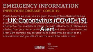 UK Coronavirus (COVID-19) Alert EAS