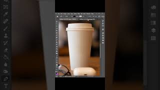 Place Logo On A Coffee Mug Using Photoshop #shorts #photoshop #tutorial