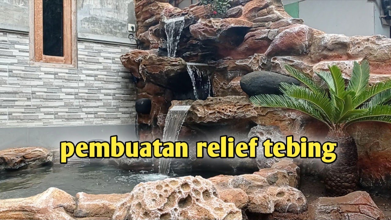 make cliff relief (pembuatan relief tebing)