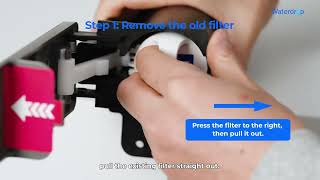 How to Install Waterdrop WDP-F38 | Replacement Filter for Whirlpool® EDR1RXD1、Filter 1