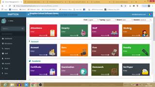 Academic Panel of Simption School Software by Rahul Agrawal screenshot 2