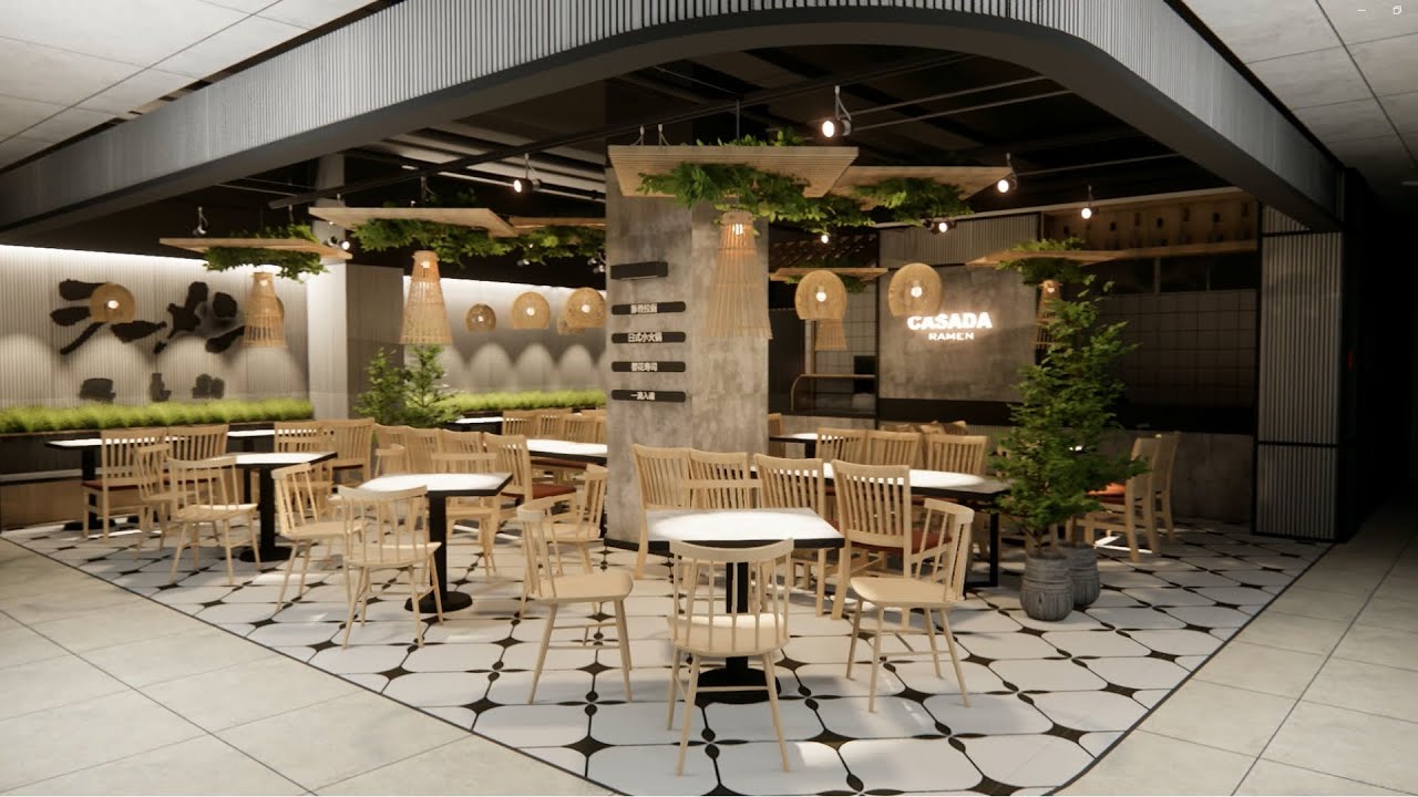 Cozy Industrial Style Restaurant Design in Dubai | BMI Interior Design ...