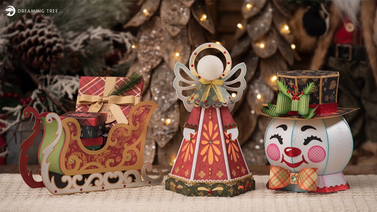 Dreaming Tree Joyful Christmas SVG Bundle • Lydia Watts