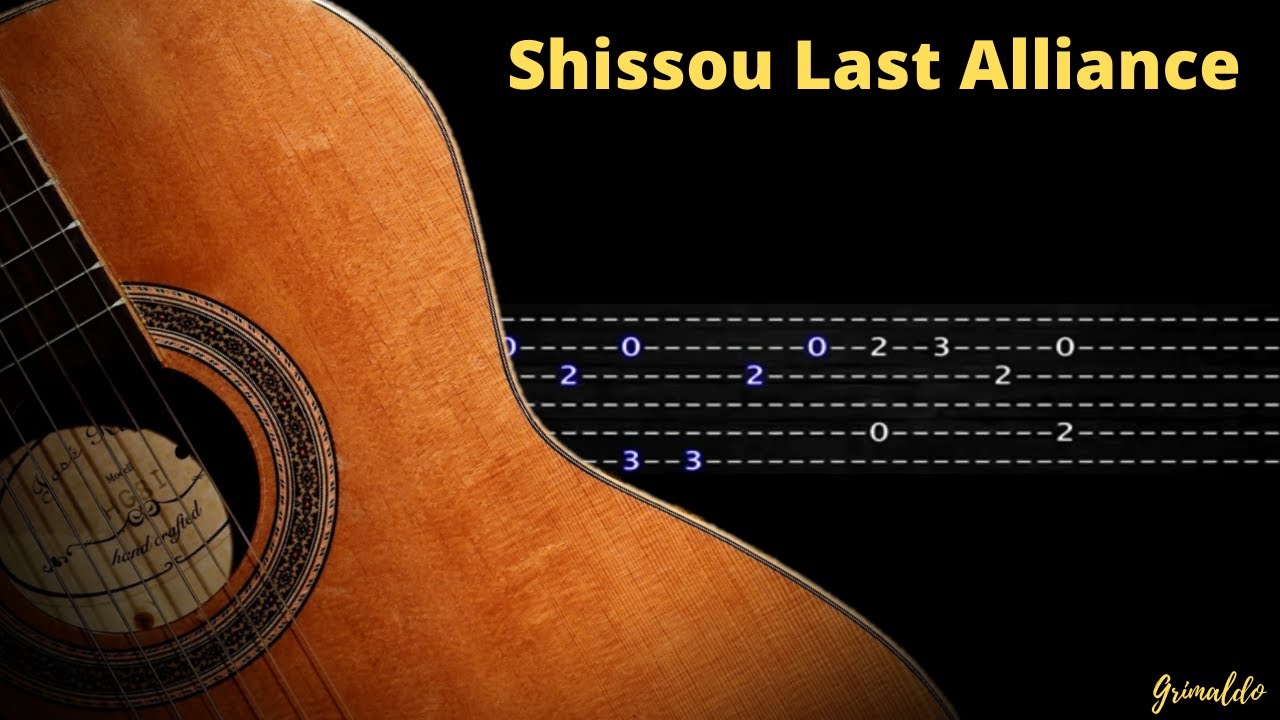 Shissou Last Alliance. Tutorial guitar Tabs YouTube