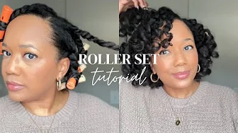 TWO STRAND TWIST OUT ROLLER SET | HOW TO PROTECTIVE STYLES