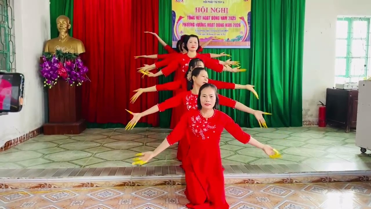 Múa lạy Phật quan âm , nhóm dân vũ TDP6 TT Rạng Đông 